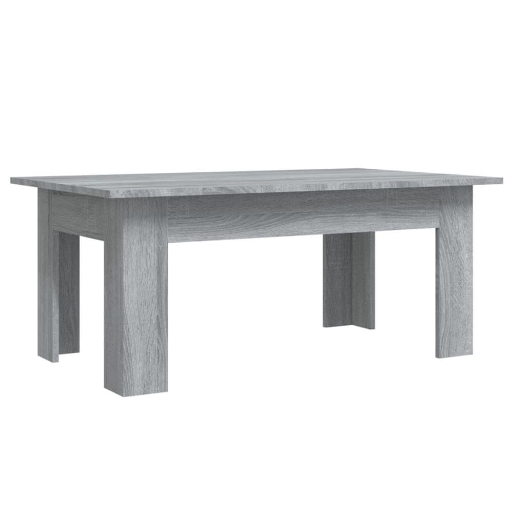 Vidaxl Konferenčný stolík sivý sonoma 100x60x42 spracované drevo
